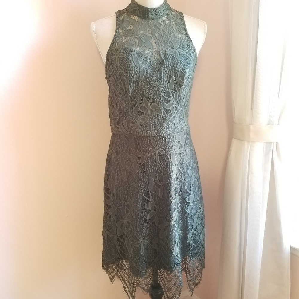2 for $25 | Lace High Neck Dress